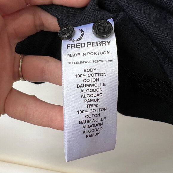 Raf Simons x Fred Terry double layered collar polo, navy, Size 42 - Picture 11 of 12